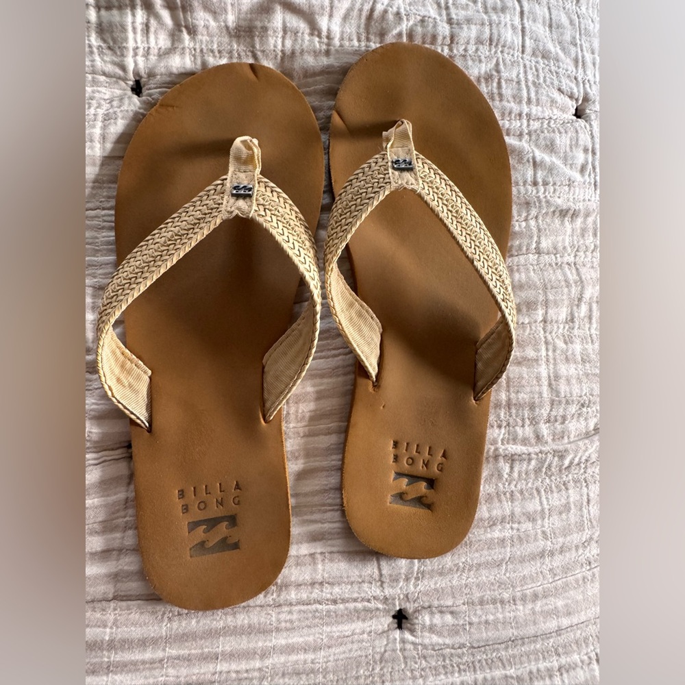Billabong Woven Cream Sandals for Women